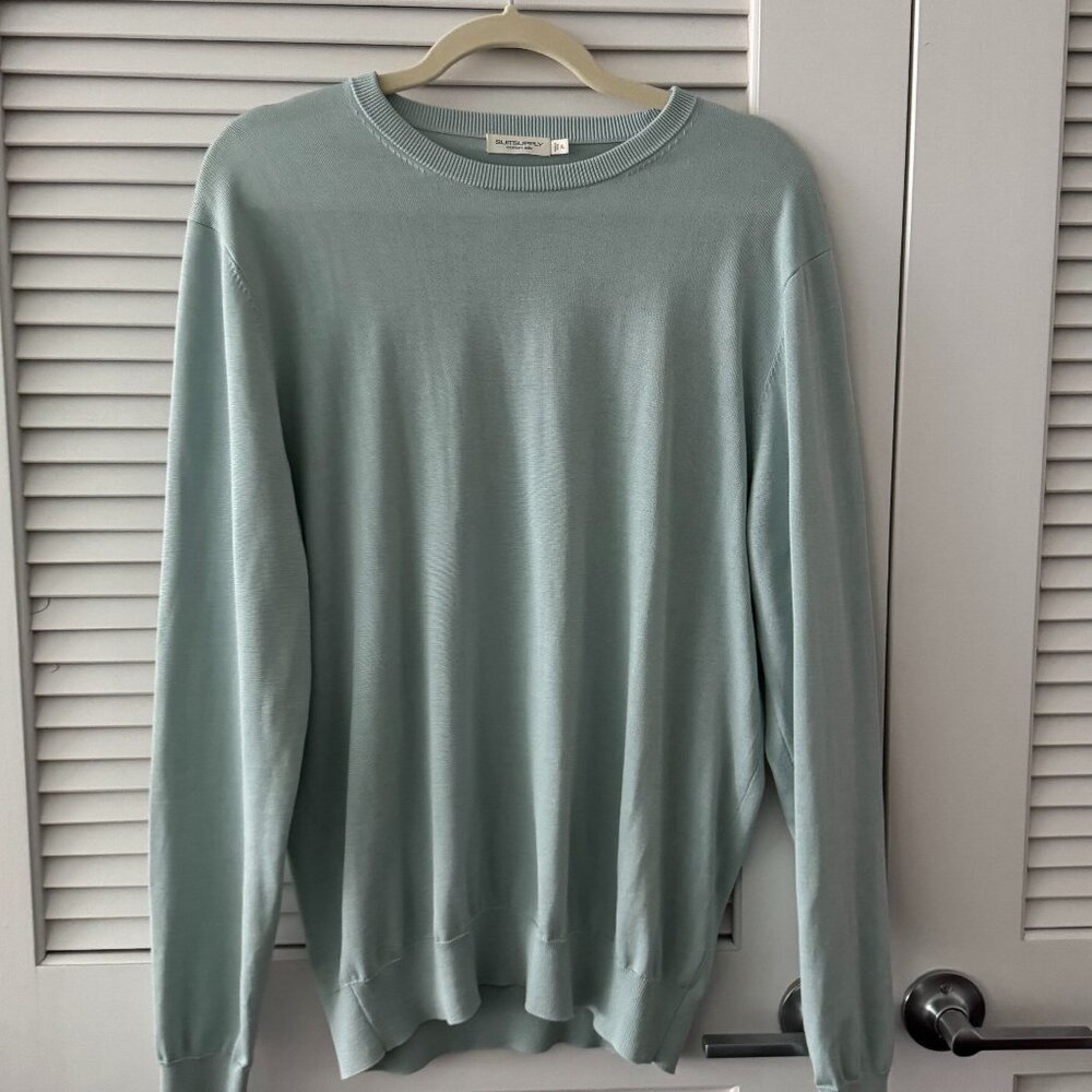 Suitsupply Light blue Crewneck sweater new condition